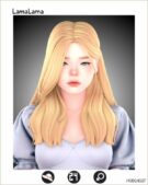 Sims 4 Female Mod: Hair Marta (Featured)