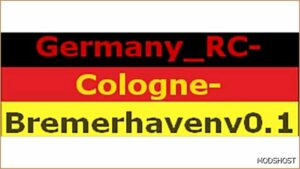 ETS2 Germany Map Mod: RC Cologne-Bremerhaven V0.1 (Image #2)