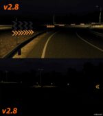 ETS2 Mod: Dangerous Turn Lights V2.8 (Image #2)