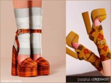 Sims 4 Female Shoes Mod: Shawna Heels (Featured)