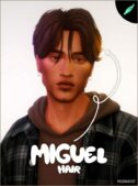 Sims 4 Male Mod: Miguel~ Hair! (Featured)