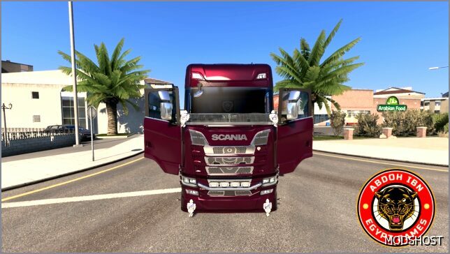 ETS2 Scania Truck Mod: Door Opener Mod 1.53 (Featured)