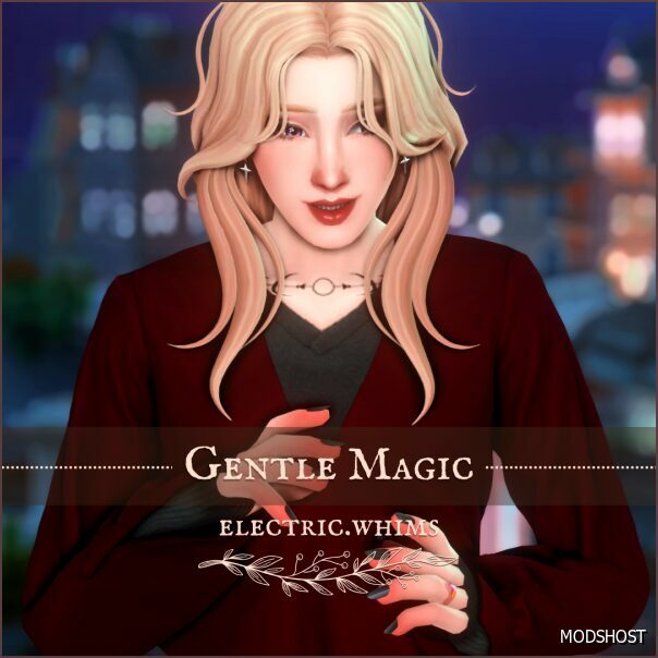 Sims 4 Female Sim Mod: Electric.whims Gentle Magic (Featured)