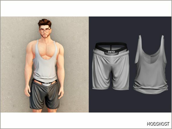 Sims 4 Male Clothes Mod: Bryce – SET (Featured)