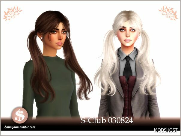 Sims 4 Female Hair Mod: S-Club 030824 (Featured)