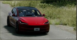 BeamNG Tesla Car Mod: Model 3 v1.1 0.32x 0.32 (Image #2)