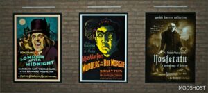 Sims 4 Object Mod: Vintage Horror Movie Posters (Image #3)