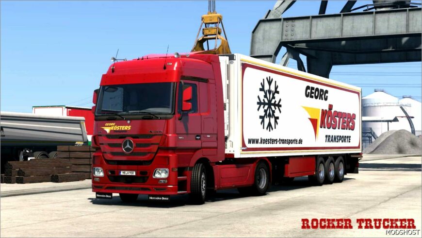 ETS2 MAN Mod: Georg Kösters Transporte Skin Pack V1.1 (Featured)