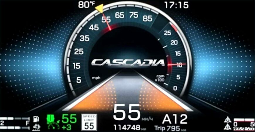 ATS Freightliner Interior Mod: Cascadia 2024 Improved Dashboard V1.2 (Featured)