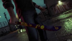 GTA 5 Weapon Mod: Halloween Machete (Image #2)