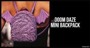 GTA 5 Player Mod: Doom Daze Mini Backpack for MP Female (Featured)