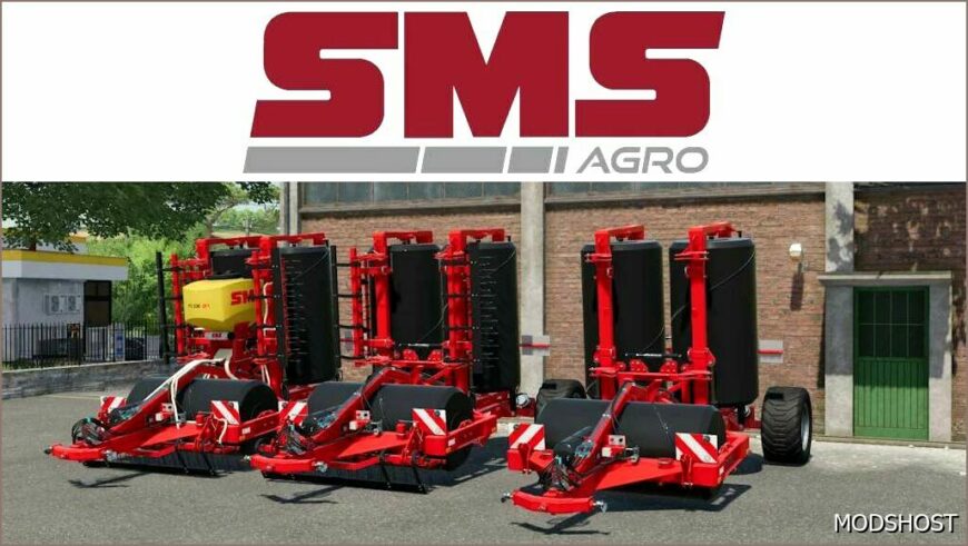 FS22 Implement Mod: SMS Grassland Roller Pack V1.0.0.1 (Featured)