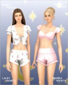 Sims 4 Female Clothes Mod: Pajama Party (Image #2)