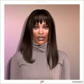 Sims 4 Female Mod: Naomi – Hairstyle by Lexel_Sims (Image #2)