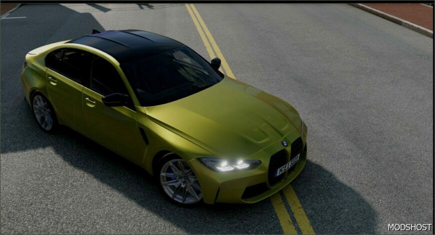 BeamNG BMW Car Mod: M3 G80 v1.2 0.33x 0.33 (Featured)