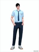 Sims 4 Male Clothes Mod: Noru AM Summer School Uniform (Image #2)