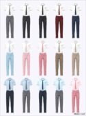 Sims 4 Male Clothes Mod: Noru AM Summer School Uniform (Image #5)