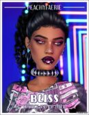 Sims 4 Lipstick Makeup Mod: Bliss Lipstick and LIP Liner : by Peachyfaerie (Image #3)