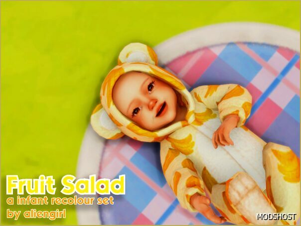 Sims 4 Female Clothes Mod: Fruit Salad (Featured)