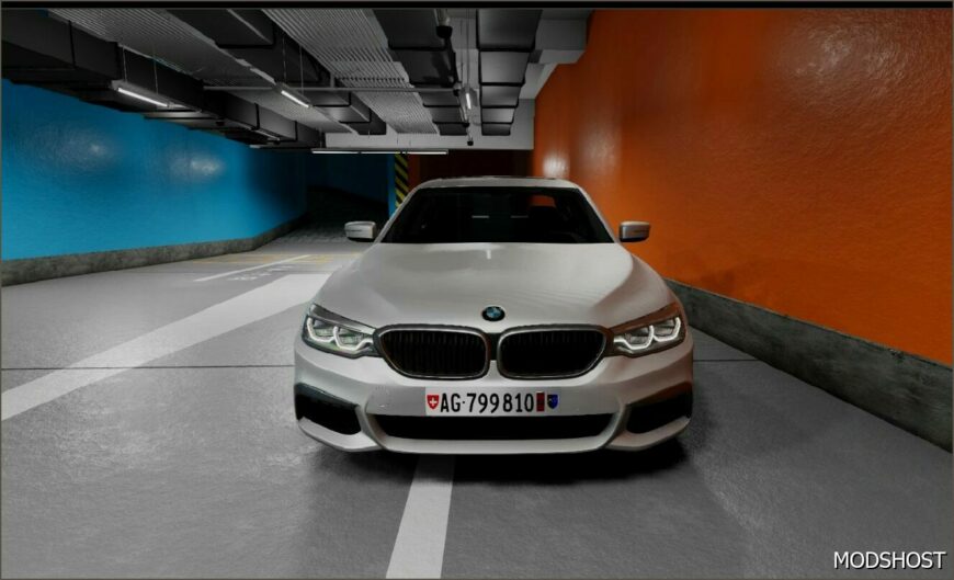 BeamNG BMW Car Mod: 550i G30 0.32x 0.32 (Featured)