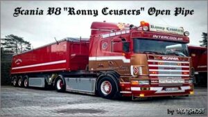 ETS2 Scania Sound Mod: V8 ”Ronny Ceusters” Open Pipe V2.0 (Featured)