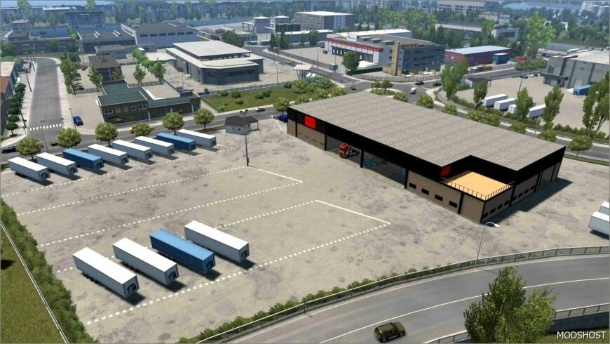 ETS2 Mod: Open Depot Model & Prefab Version (Featured)