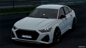 ETS2 Audi Car Mod: RS6 Sedan C8 2023 V1.3 (Featured)