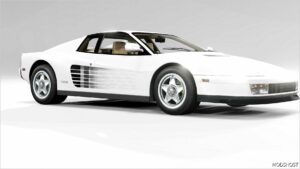 BeamNG Ferrari Car Mod: Testarossa (1984) 0.33 (Featured)