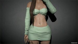 GTA 5 Player Mod: Cold Shoulder SET for MP Female (Featured)