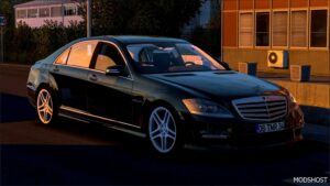 ETS2 Mercedes-Benz Car Mod: Mercedes Benz W221 S65 AMG 1.53 (Featured)