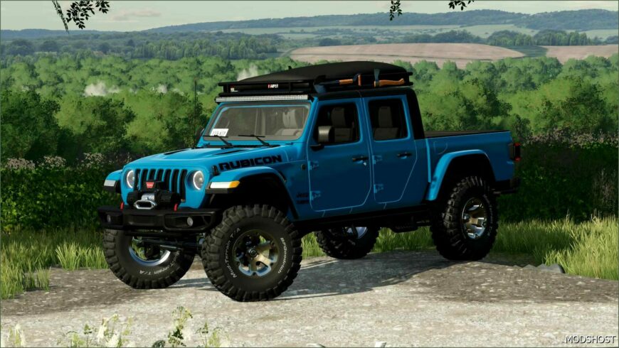 FS22 Car Mod: 2022 Jeep Gladiator Rubicon V1.1 (Featured)