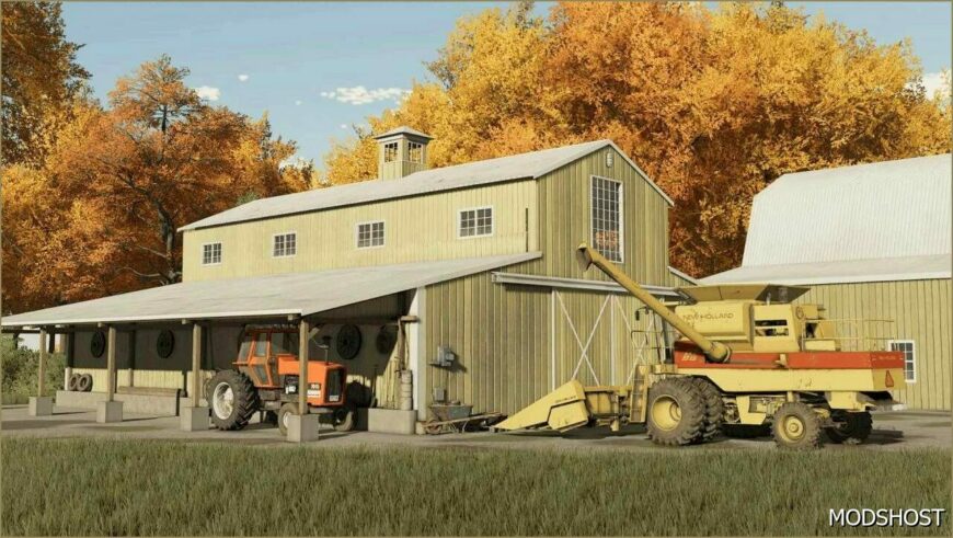 FS22 American Placeable Mod: OLD School American Barns 2 (Featured)