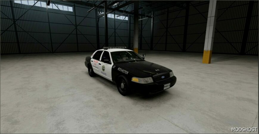 BeamNG Ford Mod: Crown Victoria & Police Car 0.33 (Featured)