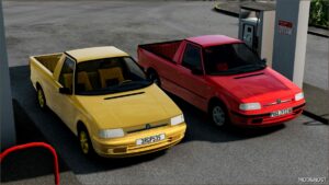 BeamNG Pickup Car Mod: Škoda Felicia Pickup 0.33 (Image #3)