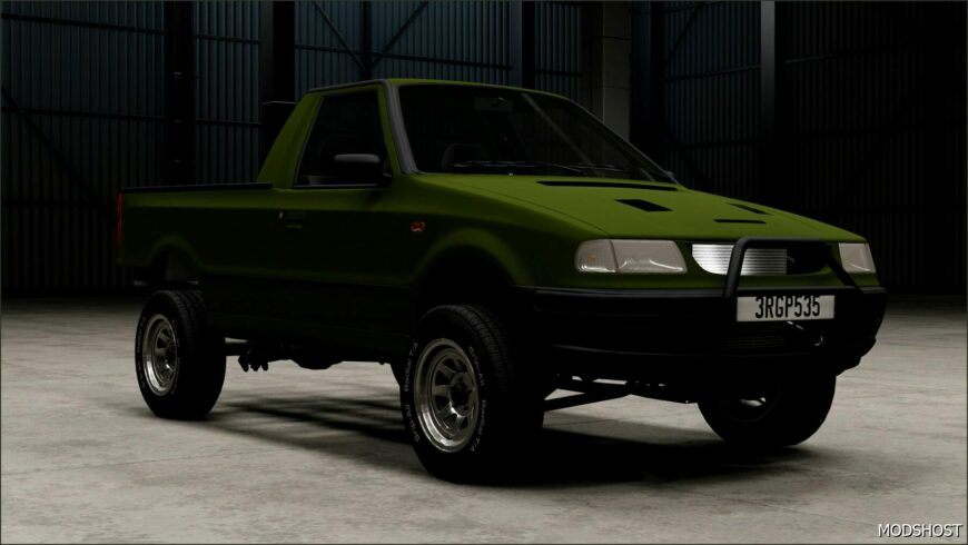 BeamNG Pickup Car Mod: Škoda Felicia Pickup 0.33 (Featured)