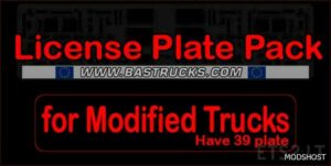 ETS2 Part Mod: License Plate Pack V6.9 (Featured)