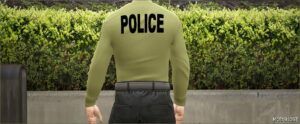 GTA 5 Police Player Mod: Sweatshirt MP Male (Image #4)