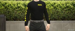 GTA 5 Police Player Mod: Sweatshirt MP Male (Image #5)