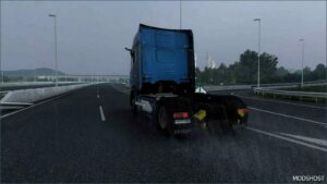 ETS2 Rain Weather Mod: Realistic Rain V5.0 (Featured)