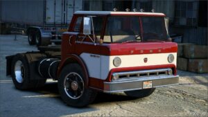 GTA 5 Ford Vehicle Mod: 1972 Ford C-600 Add-On | Extras | Vehfuncs V | Lods | Template (Image #2)