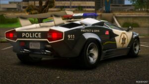 GTA 5 Lamborghini Vehicle Mod: Nfshp: 1985 Lamborghini Countach 5000QV Scpd Add-On | NON ELS | Sounds | Template (Image #2)