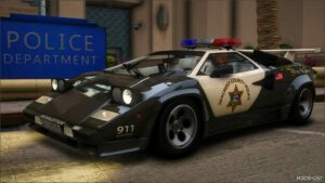 GTA 5 Lamborghini Vehicle Mod: Nfshp: 1985 Lamborghini Countach 5000QV Scpd Add-On | NON ELS | Sounds | Template (Image #6)