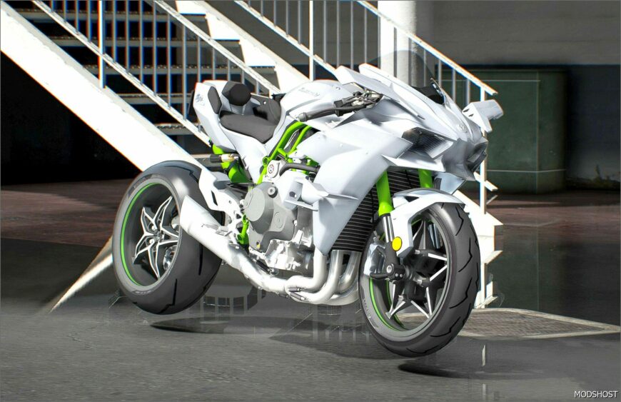 GTA 5 Vehicle Mod: Ninja H2 Drag (Featured)