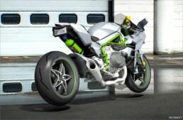 GTA 5 Vehicle Mod: Ninja H2 Drag (Image #2)