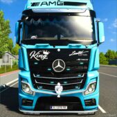 ETS2 Mercedes-Benz Mod: Mercedes Benz AMG 4K Skin (Featured)