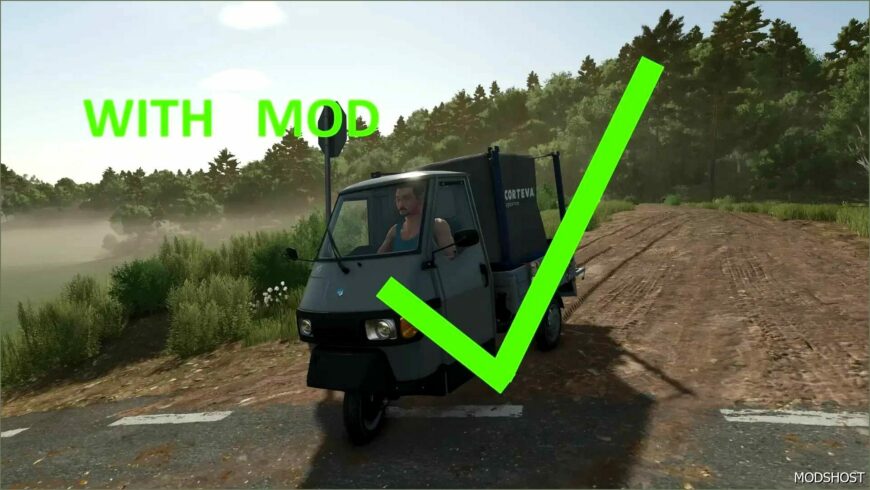 FS25 Vehicle Mod: Piaggio APE 50 Heavy Loadings (Featured)