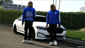 GTA 5 Player Mod: Chrome Hearts Sweater (Image #4)