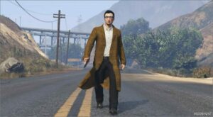 GTA 5 Player Mod: MP Male Coat with Physic (Image #4)