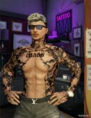 GTA 5 Tattoo Player Mod: Chaos Tattoo (Image #2)