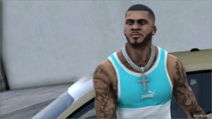 GTA 5 Player Mod: Franklin’s NEW Face (Image #2)